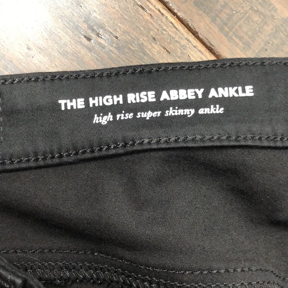 AG The Abbey Sateen High-rise Skinny Ankle Jeans - Picture 6 of 8